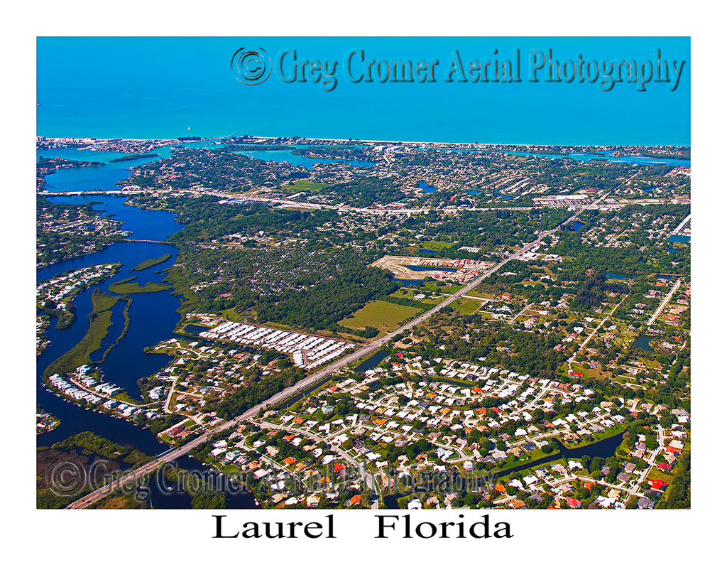 Aerial Photo of Laurel, Florida