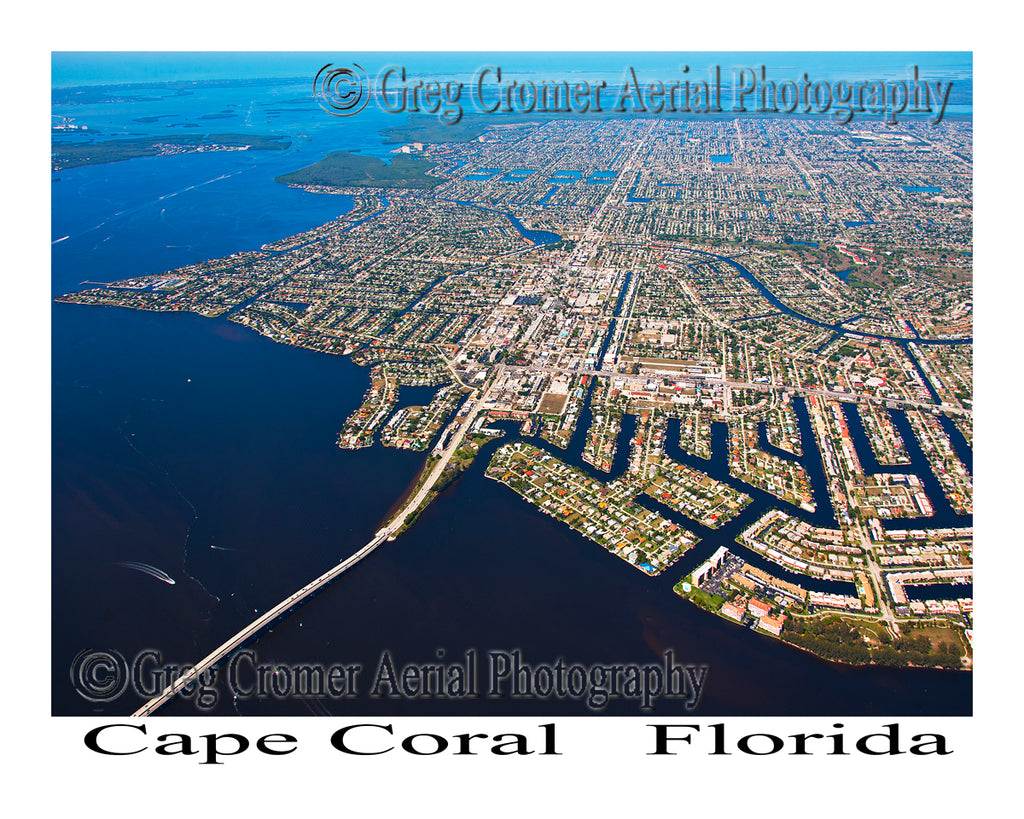Aerial Photo of Cape Coral, Florida