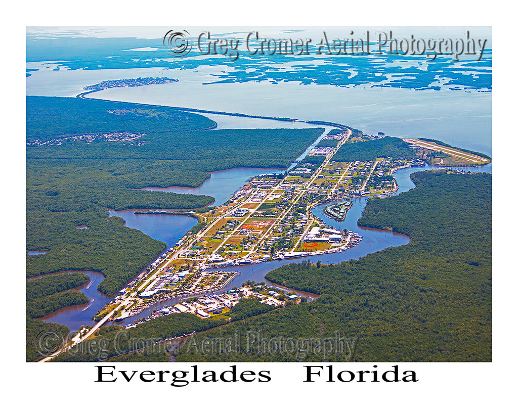 Aerial Photo of Everglades, Florida