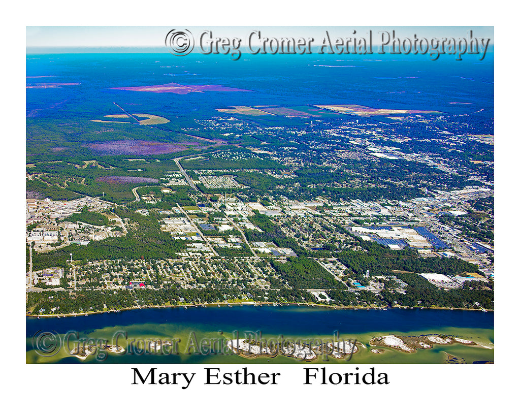 Aerial Photo of Mary Esther, Florida