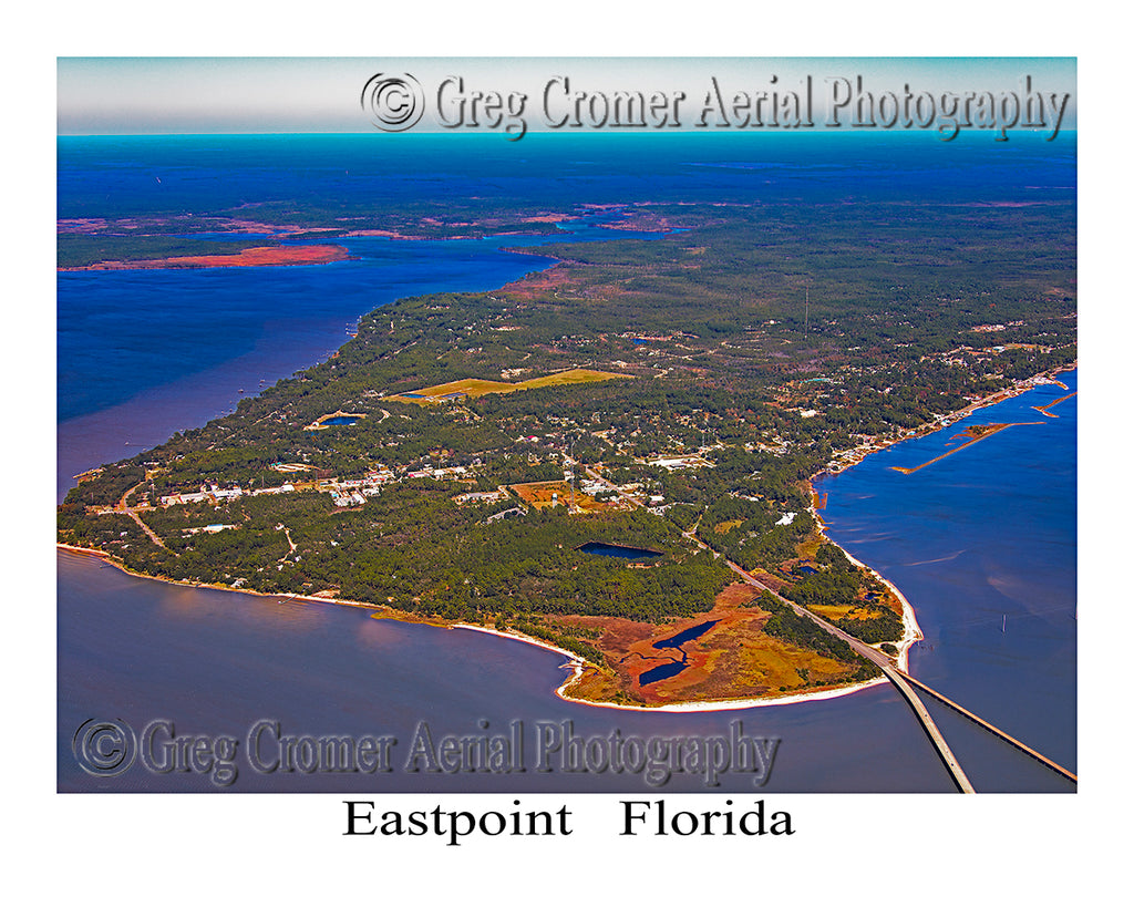 Aerial Photo of Eastpoint, Florida