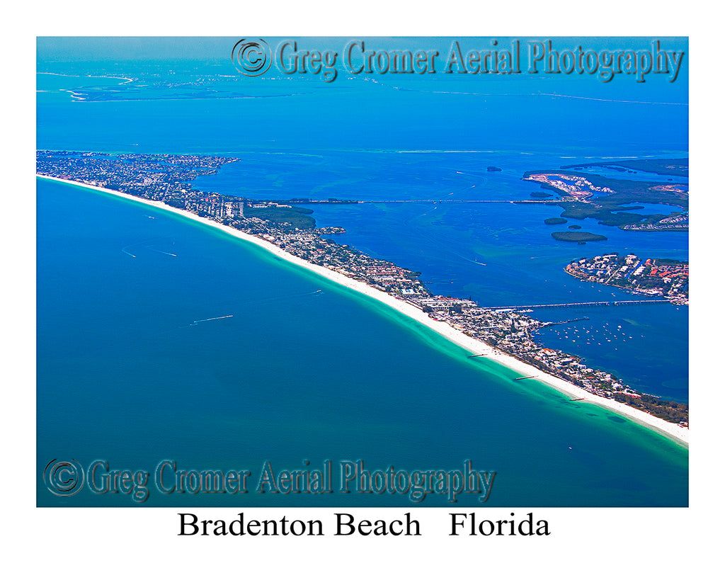 Aerial Photo of Bradenton Beach, Florida