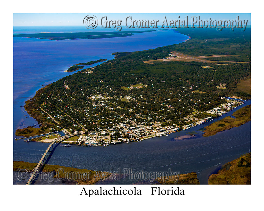 Aerial Photo of Apalachicola, Florida