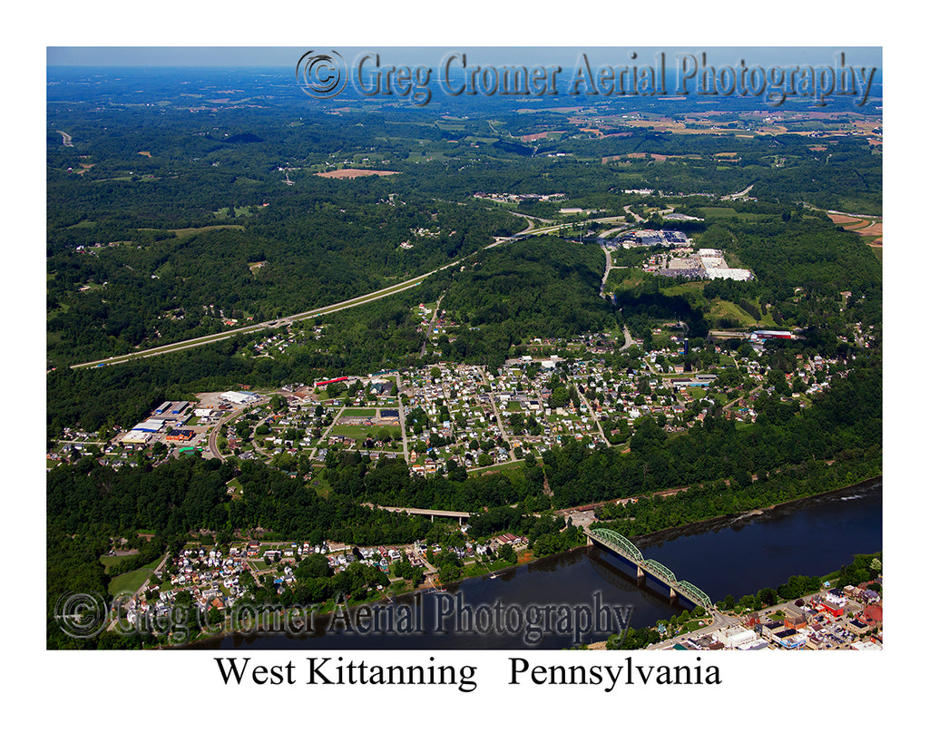 Aerial Photo of West Kittanning, Pennsylvania