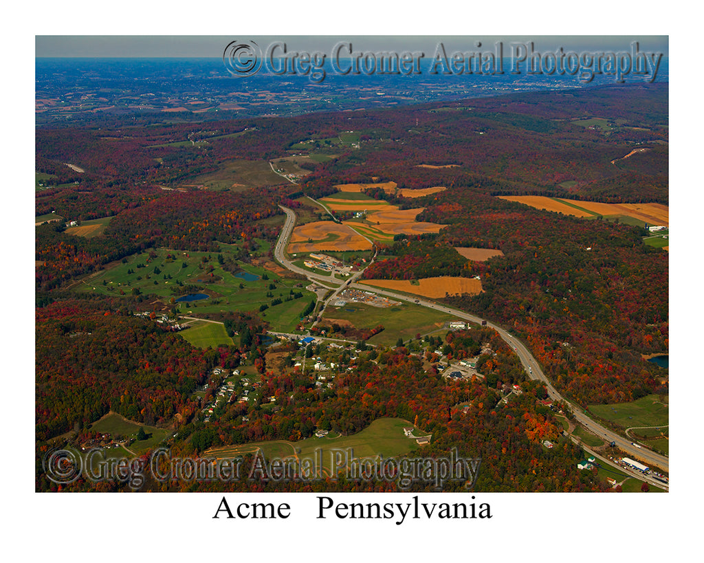 Aerial Photo of Acme, Pennsylvania