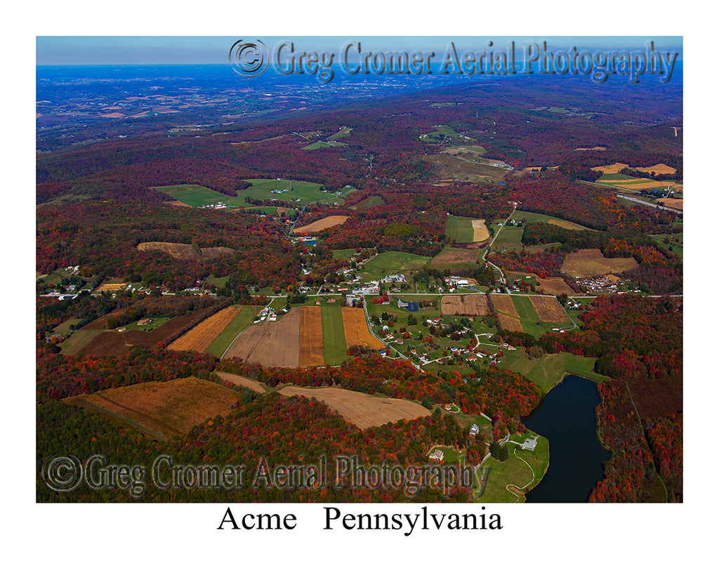 Aerial Photo of Acme, Pennsylvania