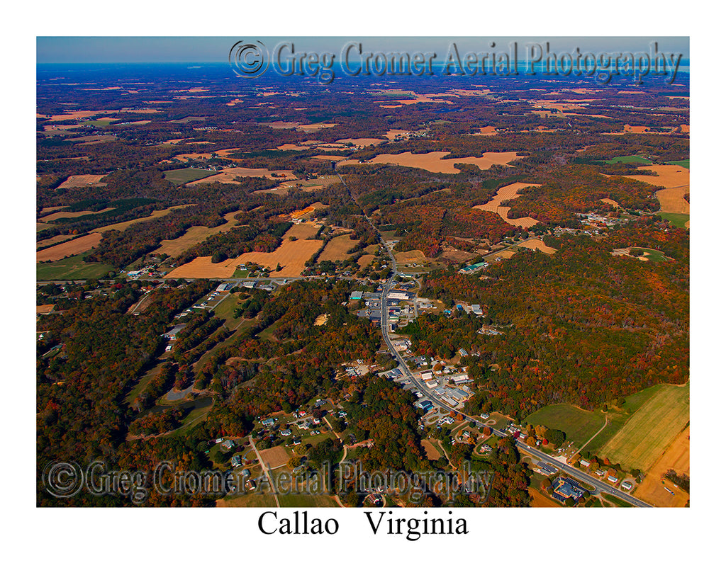 Aerial Photo of Callao, Virginia