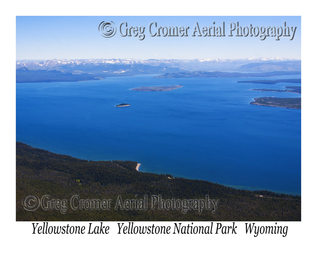 Aerial Photo of Yellowstone Lake - Yellowstone National Park, Wyoming