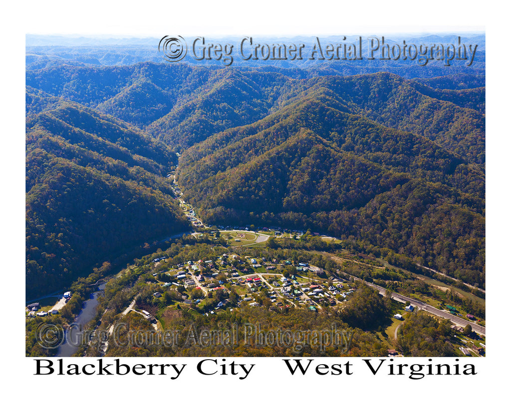 Aerial Photo of Blackberry City, West Virginia