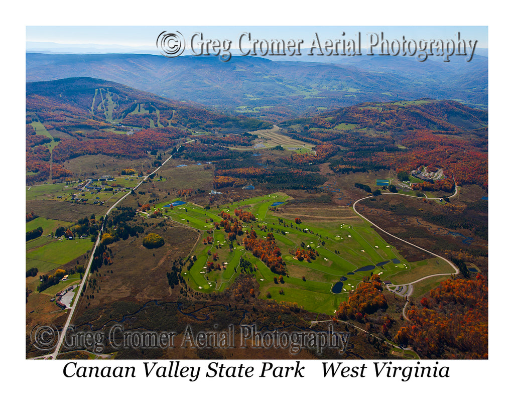 Aerial Photo of Canaan Valley State Park, West Virginia
