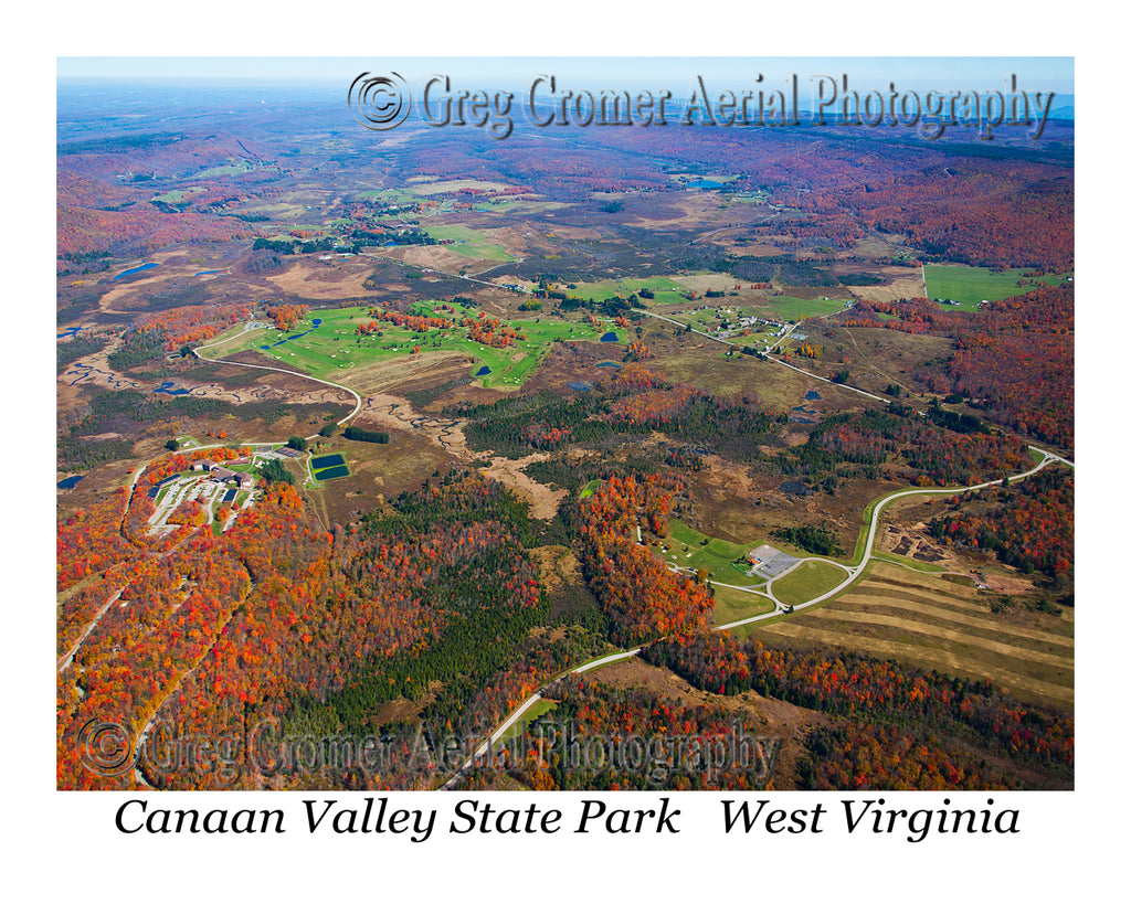 Aerial Photo of Canaan Valley State Park, West Virginia