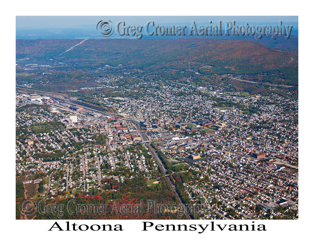 Aerial Photo of Altoona, Pennsylvania