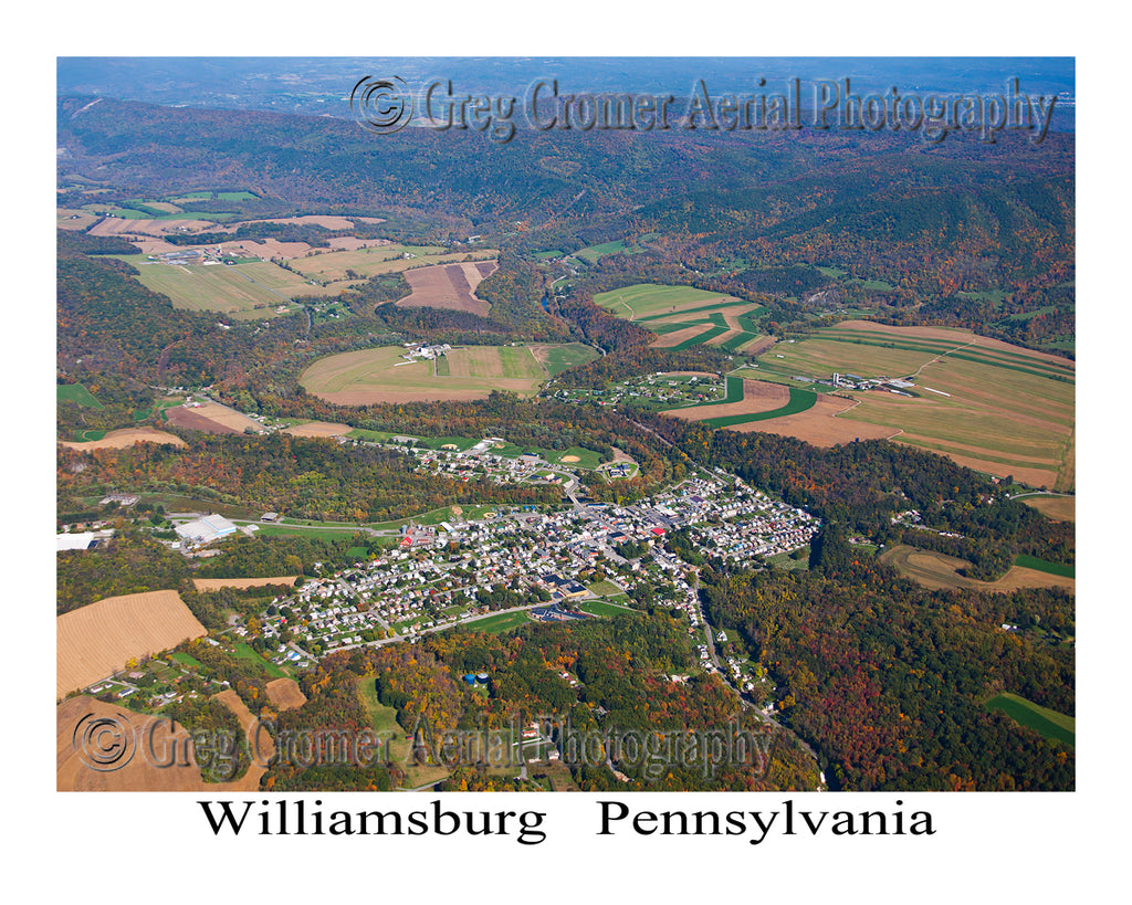 Aerial Photo of Williamsburg, Pennsylvania