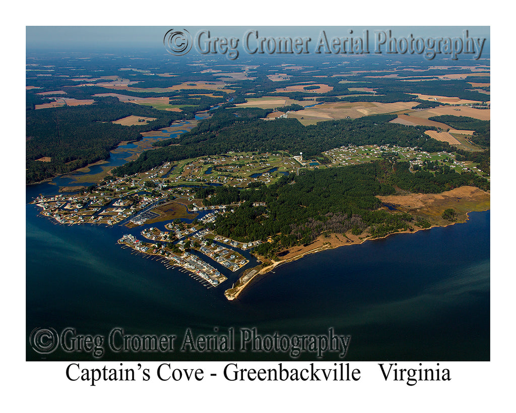 Aerial Photo of Captain's Cove - Greenbackville, Virginia