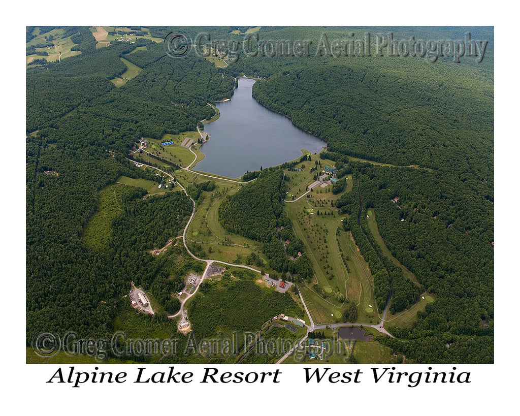 Aerial Photo of Alpine Lake Resort - Terra Alta, West Virginia