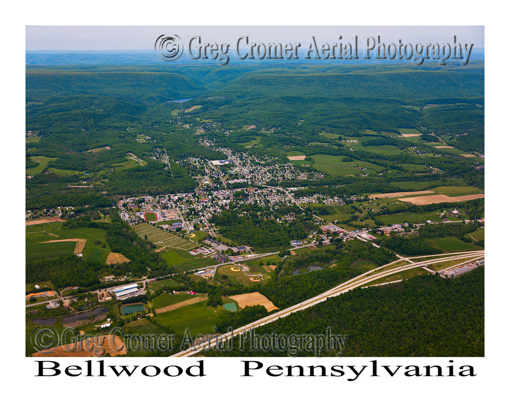Aerial Photo of Bellwood, Pennsylvania