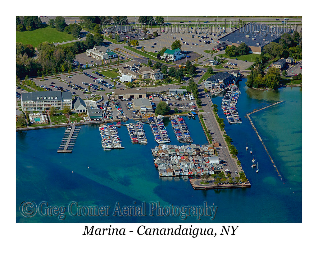Aerial Photo of Marina - Canandaigua, New York