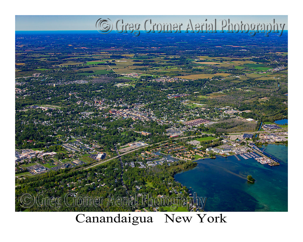 Aerial Photo of Canandaigua, New York