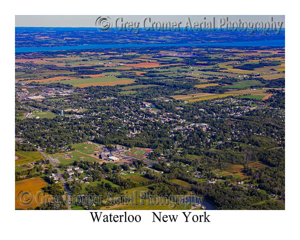 Aerial Photo of Waterloo, New York