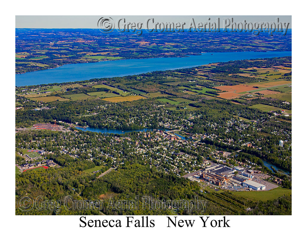 Aerial Photo of Seneca Falls, New York