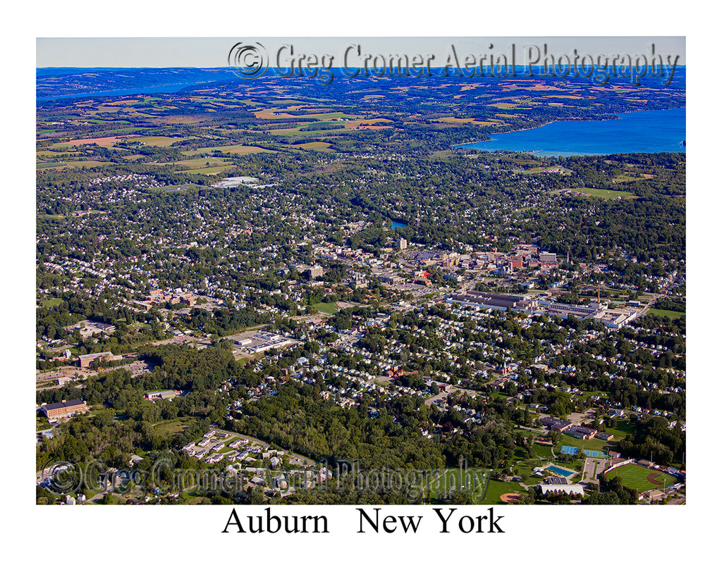 Aerial Photo of Auburn, New York