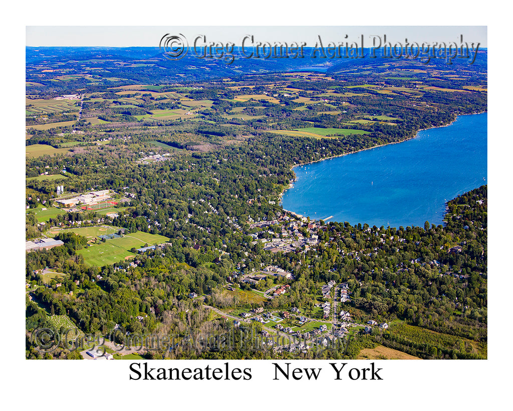 Aerial Photo of Skaneateles, New York