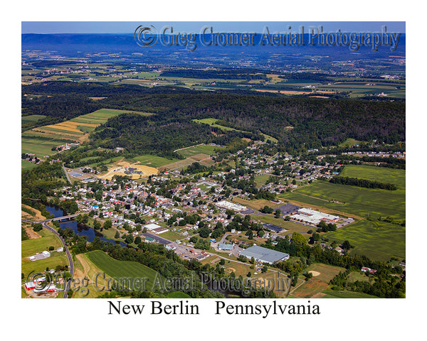 Aerial Photo of New Berlin, Pennsylvania