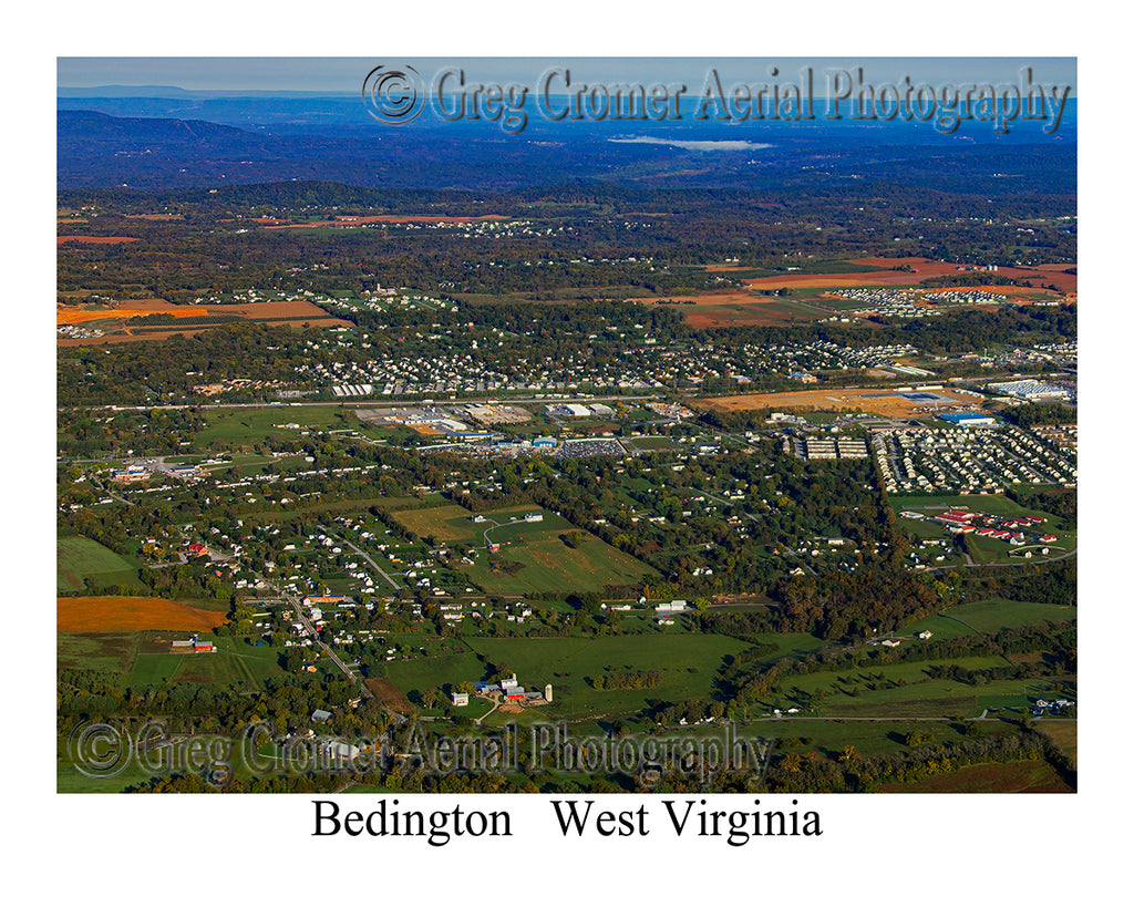 Aerial Photo of Bedington, West Virginia