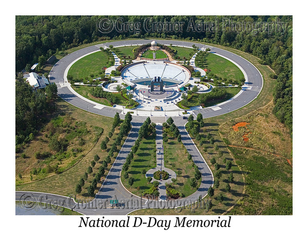 Aerial Photo of National D-Day Memorial - Bedford, Virginia