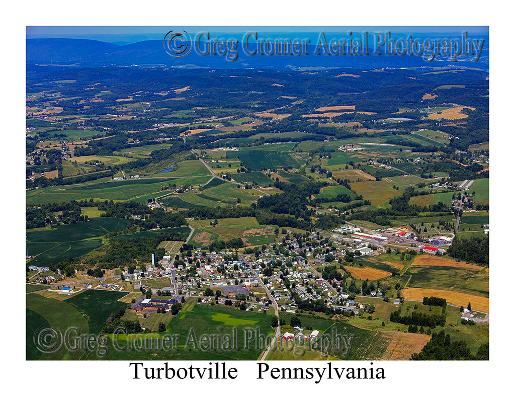 Aerial Photo of Turbotville, Pennsylvania