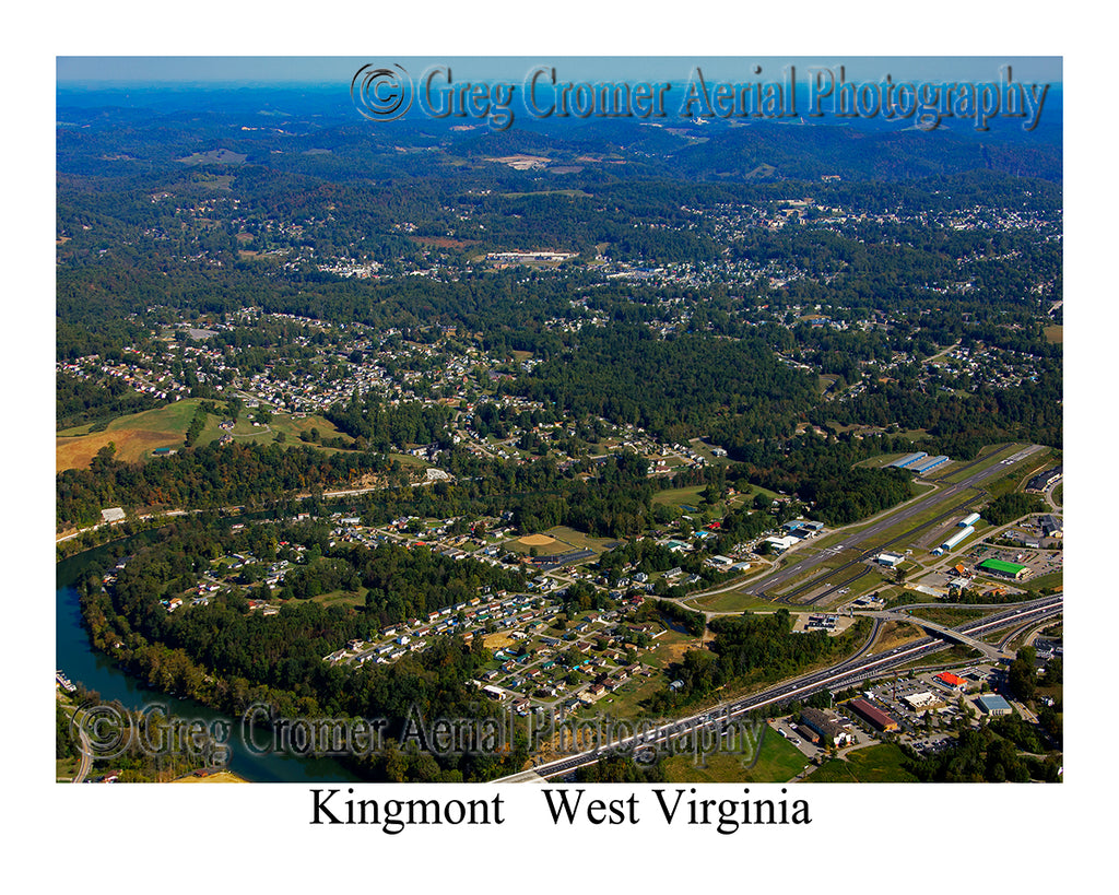 Aerial Photo of Kingmont, West Virginia