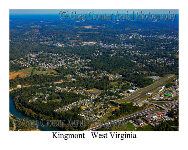 Aerial Photo of Kingmont, West Virginia