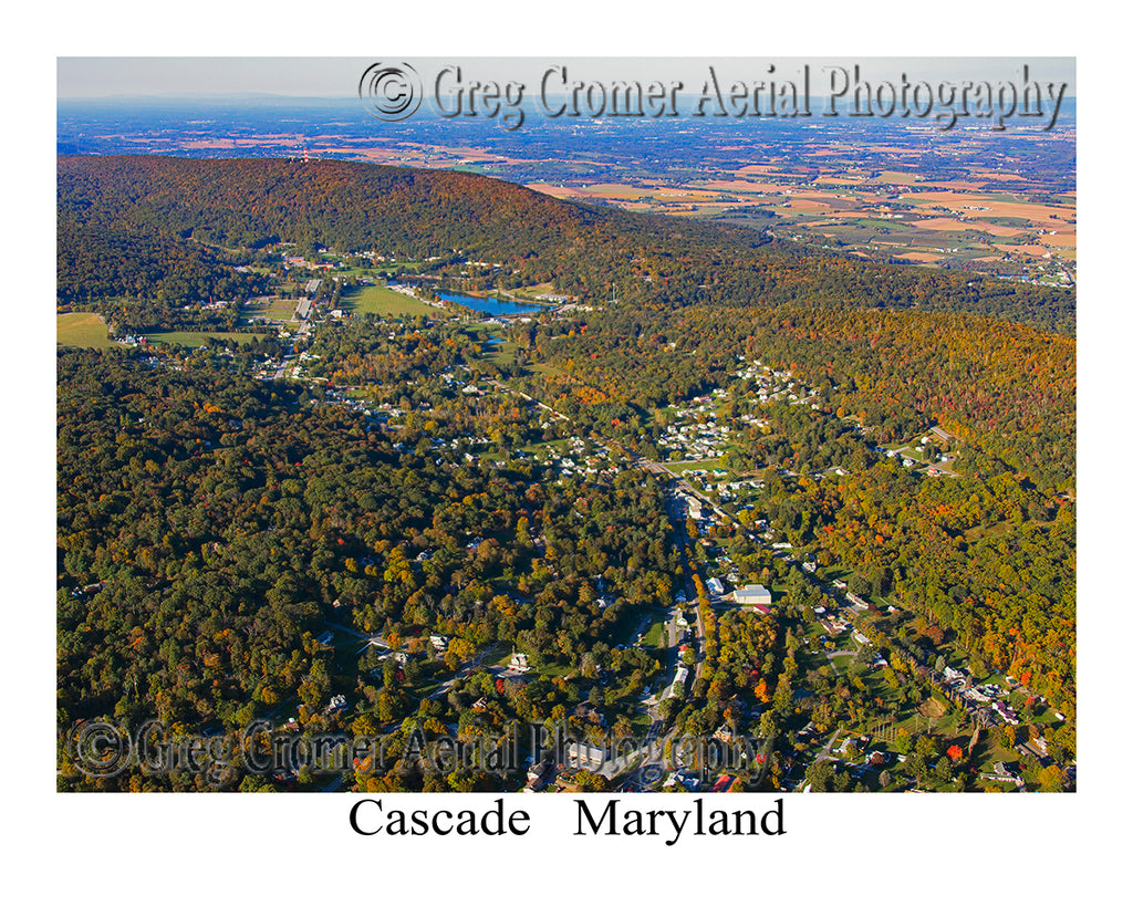 Aerial Photo of Cascade, Maryland