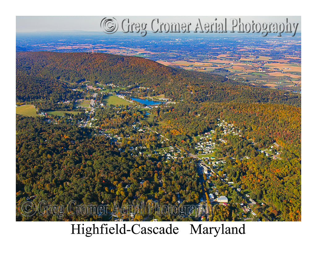 Aerial Photo of Highfield-Cascade, Maryland
