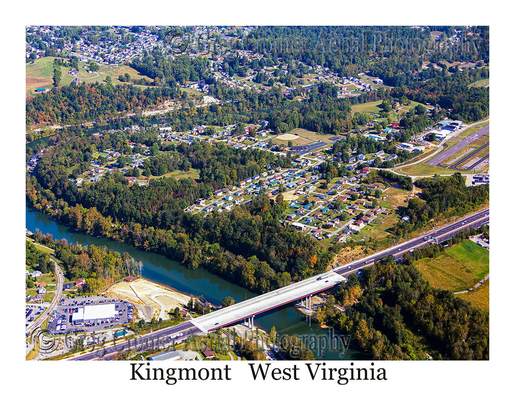 Aerial Photo of Kingmont, West Virginia