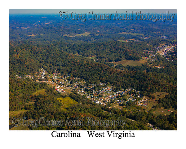 Aerial Photo of Carolina, West Virginia