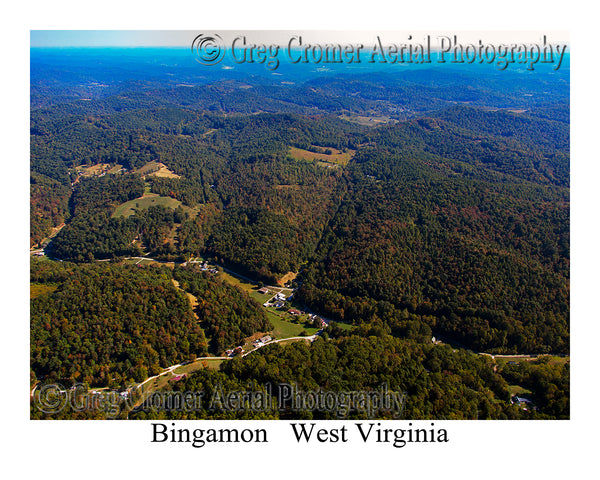 Aerial Photo of Bingamon, West Virginia
