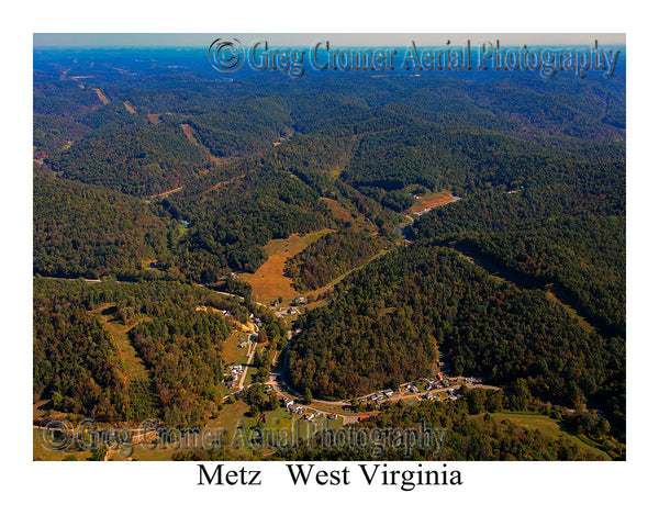 Aerial Photo of Metz, West Virginia