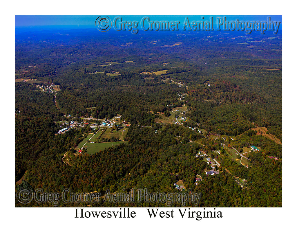 Aerial Photo of Howesville, West Virginia