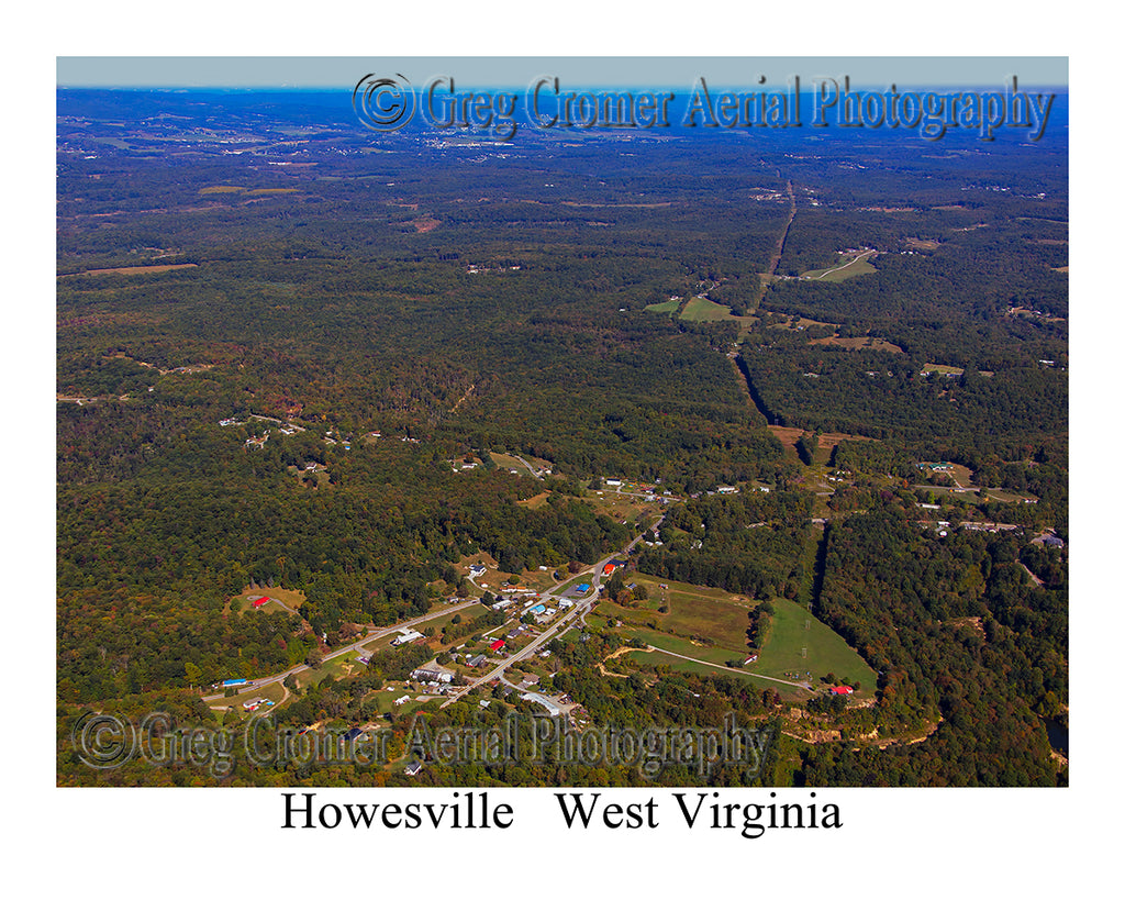 Aerial Photo of Howesville, West Virginia