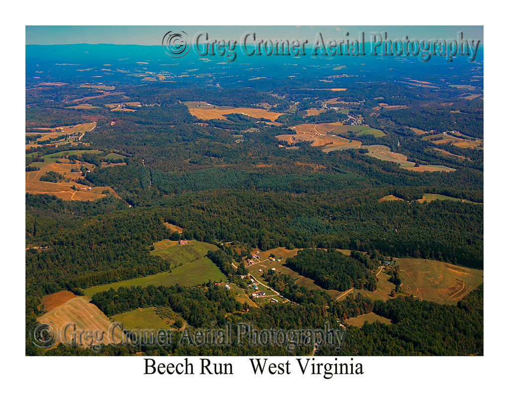 Aerial Photo of Beech Run, West Virginia