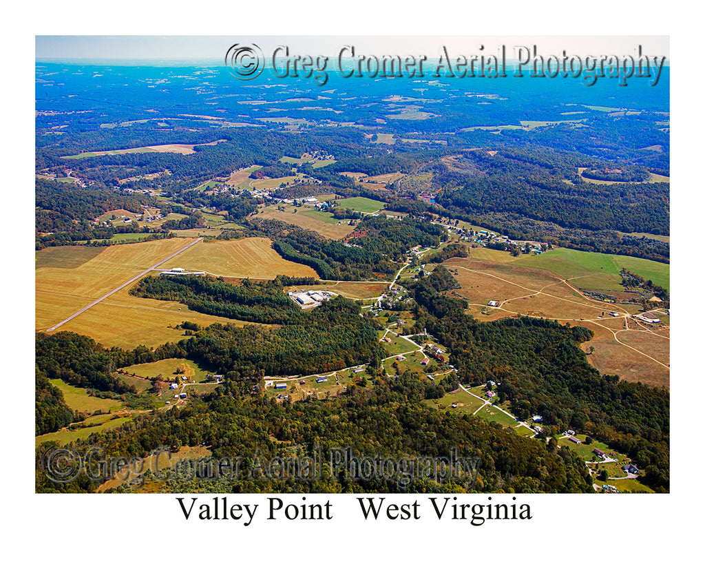 Aerial Photo of Valley Point, West Virginia