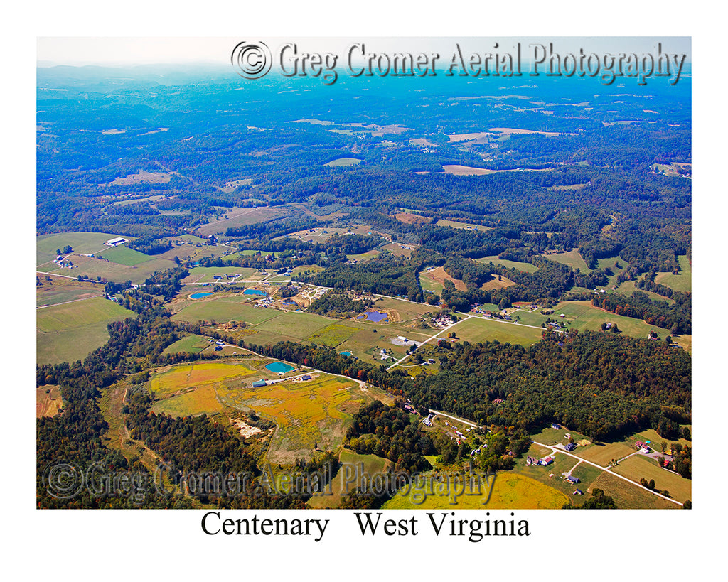 Aerial Photo of Centenary, West Virginia