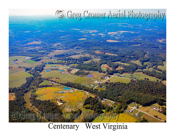 Aerial Photo of Centenary, West Virginia