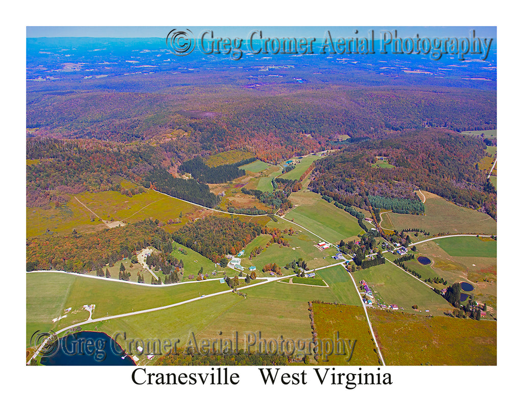 Aerial Photo of Cranesville, West Virginia
