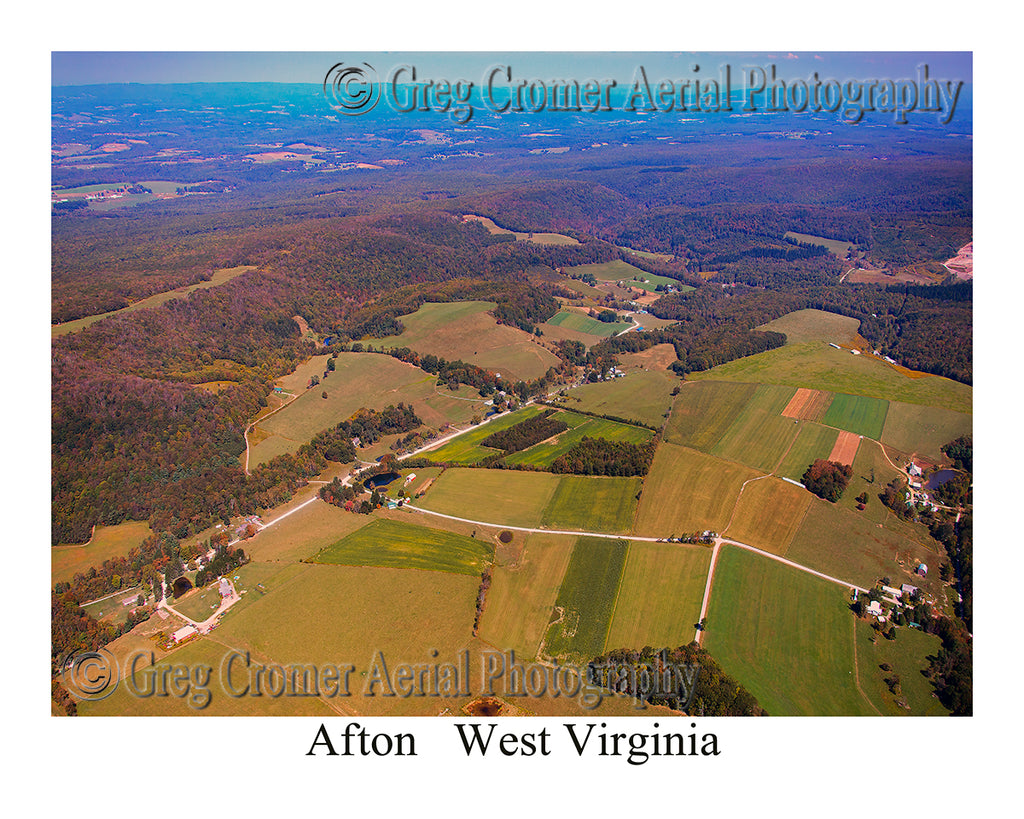 Aerial Photo of Afton, West Virginia