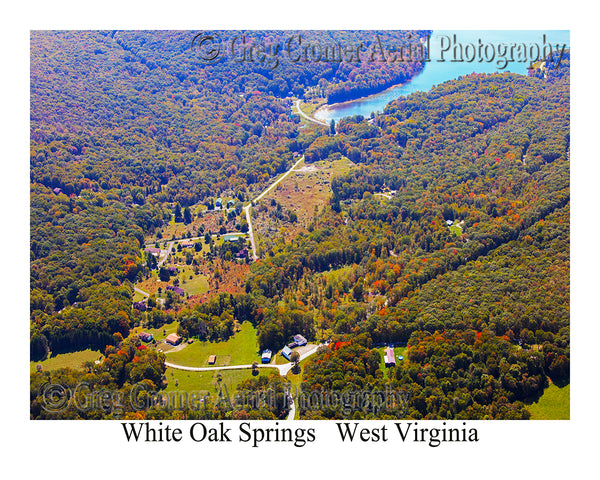 Aerial Photo of White Oak Springs, West Virginia