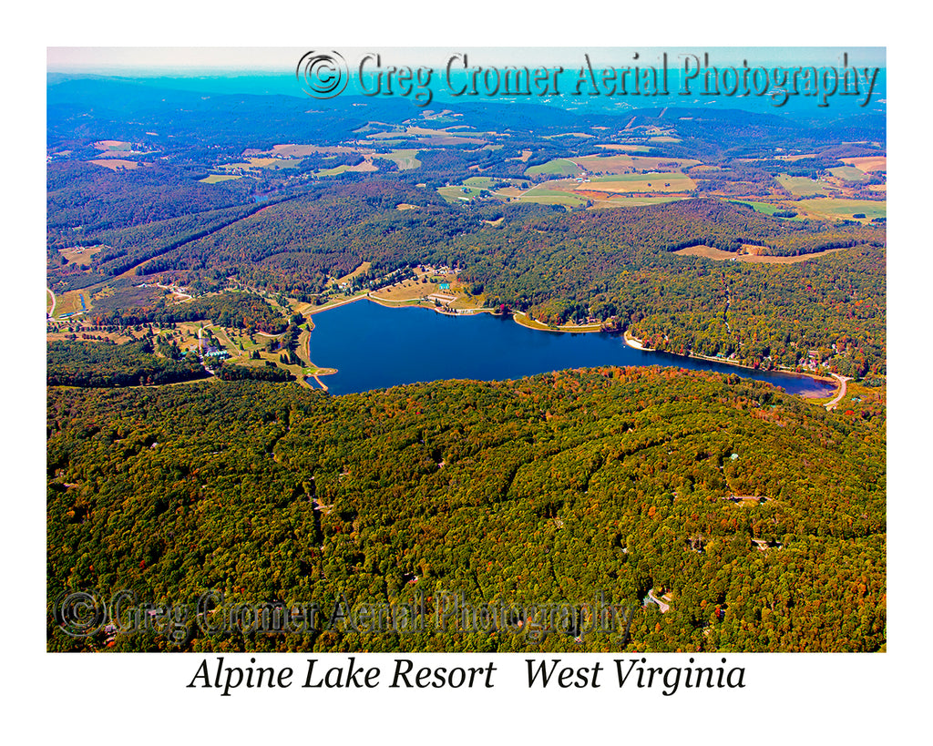 Aerial Photo of Alpine Lake Resort - Terra Alta, West Virginia