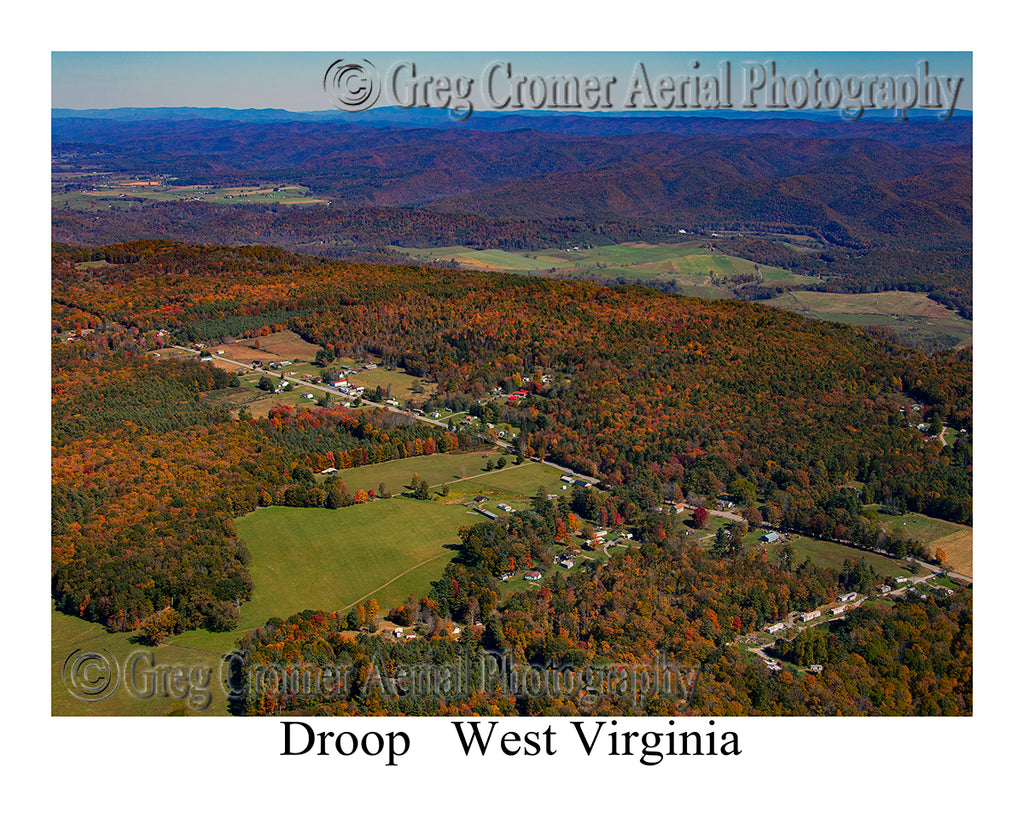 Aerial Photo of Droop, West Virginia