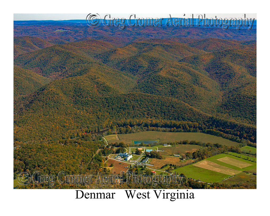 Aerial Photo of Denmar, West Virginia